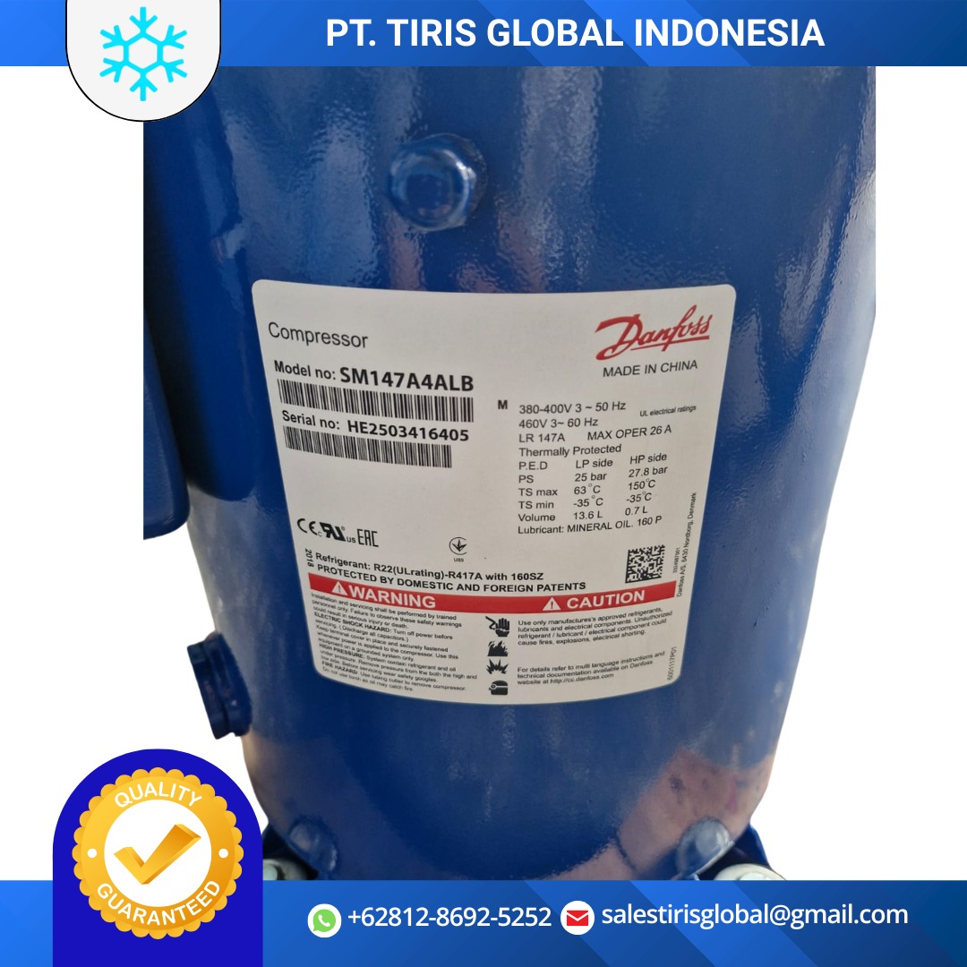 Compressor Scroll Danfoss SM147A4ALB